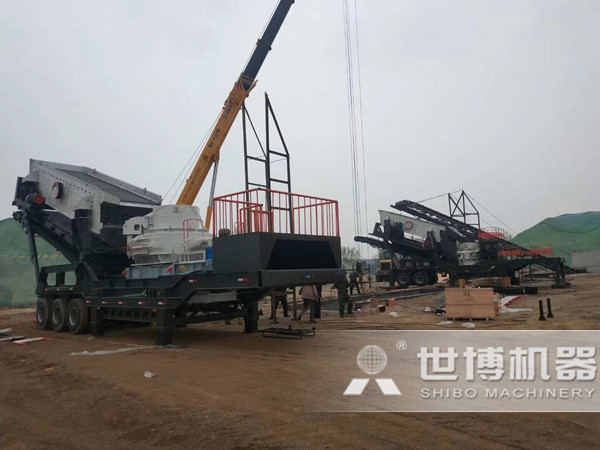 山東客戶移動制砂機(jī)安裝現(xiàn)場