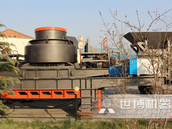 移動制砂機(jī)現(xiàn)場圖