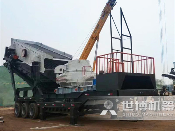 移動制砂機(jī)安裝現(xiàn)場