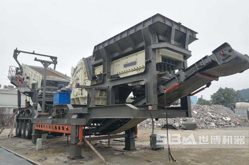 建筑垃圾多機(jī)組合破碎機(jī)，反擊破移動(dòng)破碎機(jī)