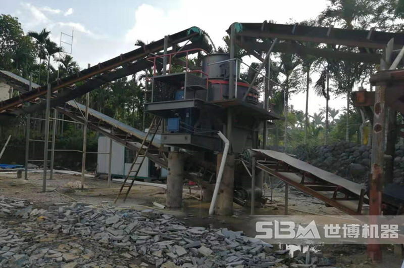 制砂生產(chǎn)線現(xiàn)場圖