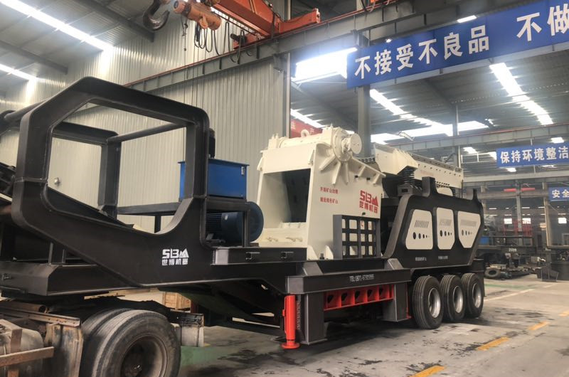 世博石子破碎機廠家生產(chǎn)車間