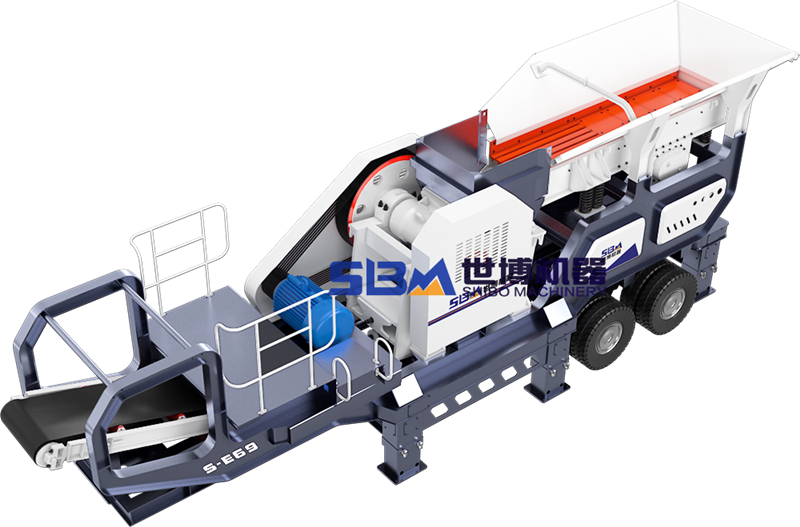 輪胎式69顎破移動(dòng)站組裝結(jié)構(gòu)圖