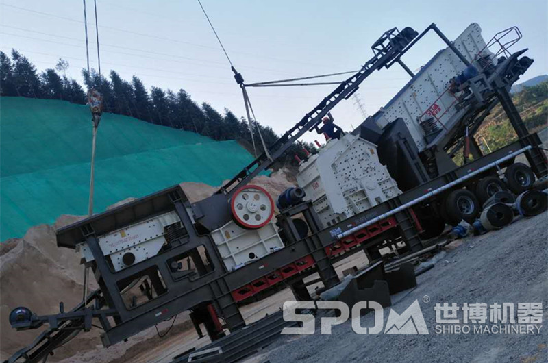 圖2，粗破破碎機(jī)配一臺(tái)二破反擊破