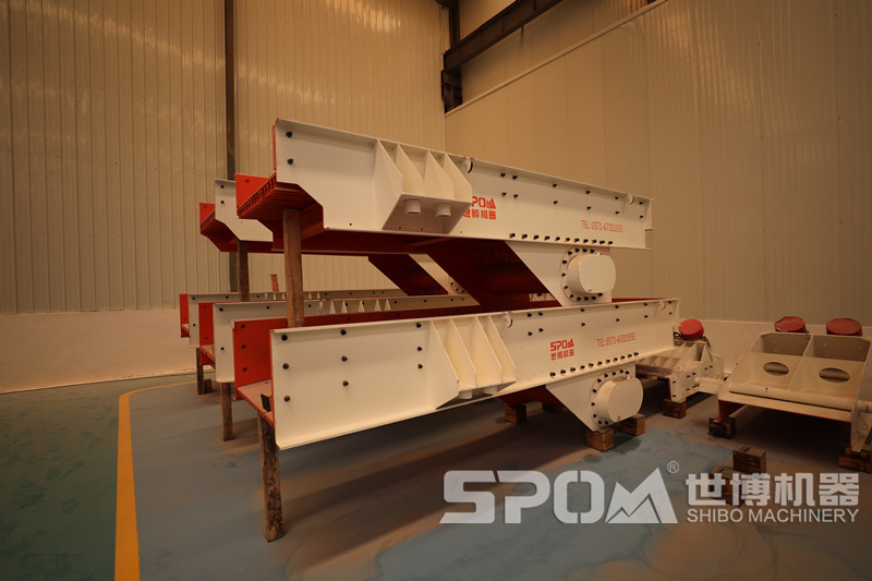 石場喂料機(jī)，世博機(jī)器廠車間拍攝